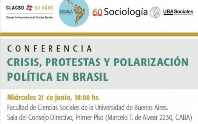 Conferencia «Crisis, protestas y polarización política en Brasil»