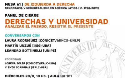 Panel: «Derechas y Universidad»