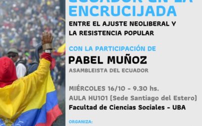 Clase abierta: «Ecuador en la encrucijada»